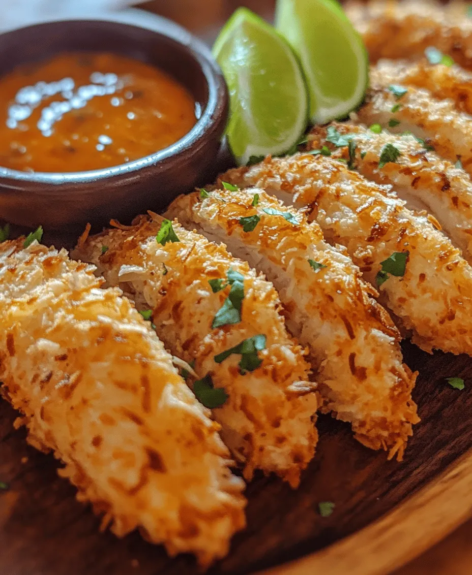 If you’re looking for a dish that tantalizes the taste buds while offering a delightful crunch, look no further than crunchy coconut chicken. This versatile dish perfectly blends crispy textures with rich flavors, making it an ideal choice for a family dinner, a party appetizer, or a satisfying meal prep option. The star of this recipe—chicken tenders—are coated in a luscious mixture of coconut and breadcrumbs, providing a satisfying crunch that will have everyone coming back for more.