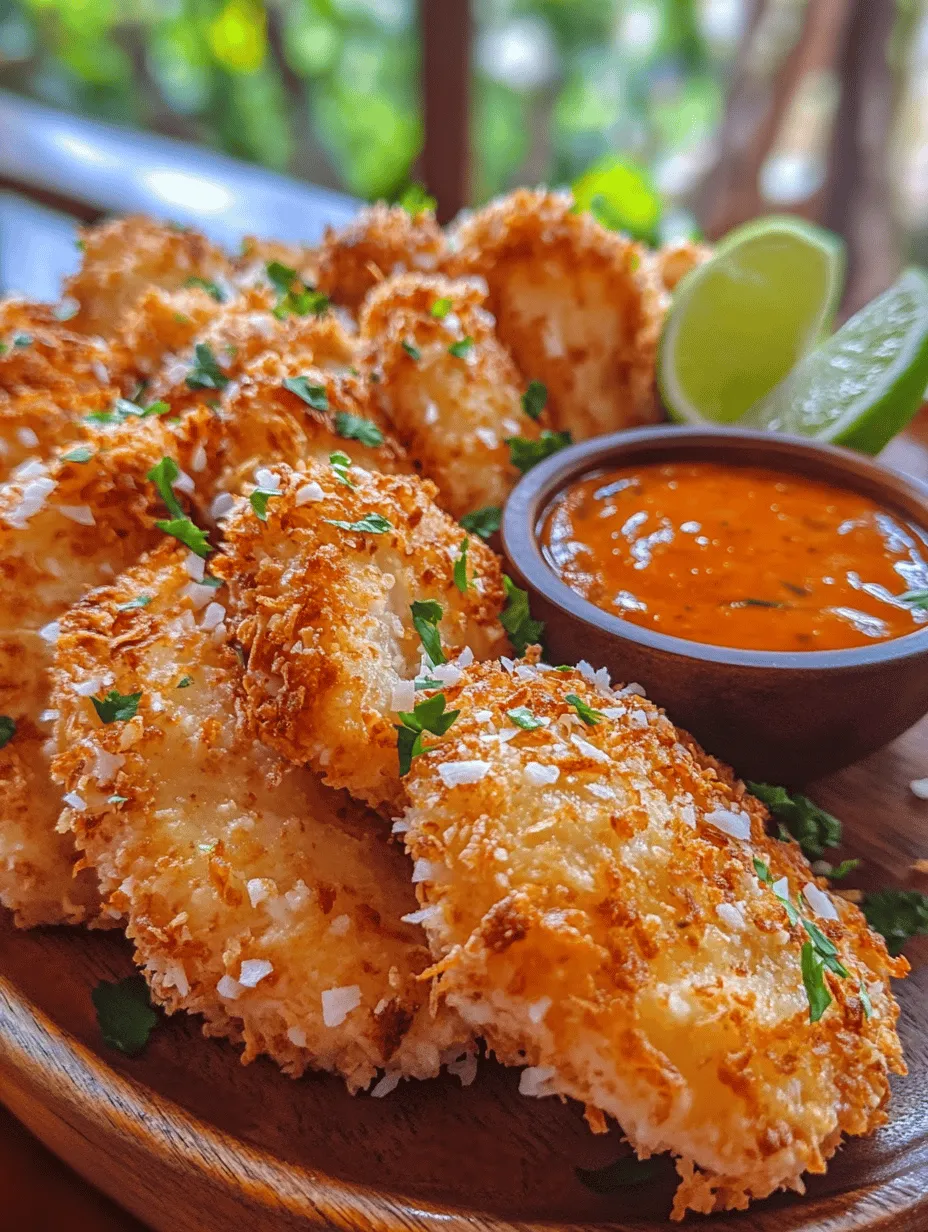 If you’re looking for a dish that tantalizes the taste buds while offering a delightful crunch, look no further than crunchy coconut chicken. This versatile dish perfectly blends crispy textures with rich flavors, making it an ideal choice for a family dinner, a party appetizer, or a satisfying meal prep option. The star of this recipe—chicken tenders—are coated in a luscious mixture of coconut and breadcrumbs, providing a satisfying crunch that will have everyone coming back for more.