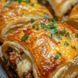 If you're on the lookout for a crowd-pleasing snack or appetizer that brings the essence of a classic cheeseburger into one delectable bite, then look no further than Garlic Parmesan Bacon Cheeseburger Bombs. This innovative recipe takes the beloved flavors of a cheeseburger and wraps them in a flaky, golden crescent roll dough, creating a delightful treat that is as easy to make as it is satisfying to eat.