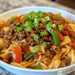 In a world where time is of the essence, finding a quick yet satisfying dinner option can often feel like a daunting task. Enter the Stunning Mongolian Ground Beef Noodles. This delightful dish marries the rich, bold flavors of Mongolian cuisine with the convenience of ground beef and egg noodles, making it the perfect solution for busy weeknights, family meals, or casual dinner gatherings.