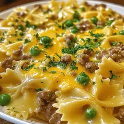 When the days grow shorter and the air turns crisp, nothing brings warmth and comfort quite like a hearty plate of creamy beef and bowtie pasta. This dish is not only a feast for the palate but also a cherished family favorite that brings everyone to the dinner table, eager for a taste. With its rich and velvety sauce enveloping each bowtie-shaped pasta piece, this recipe strikes the perfect balance of flavors and textures. The tender ground beef adds a savory depth, while the creaminess of the sauce provides a luxurious finish that makes each bite feel like a warm hug.