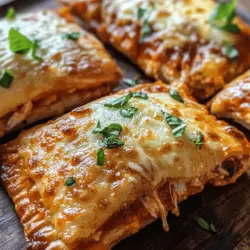 To create the perfect Chicken Parm Hot Pockets, understanding the role of each ingredient is essential. Each component contributes to the overall flavor and texture, resulting in a satisfying and indulgent dish.