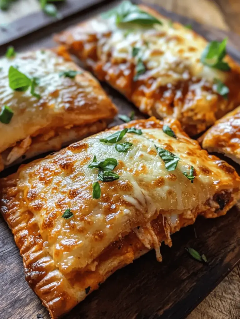 To create the perfect Chicken Parm Hot Pockets, understanding the role of each ingredient is essential. Each component contributes to the overall flavor and texture, resulting in a satisfying and indulgent dish.