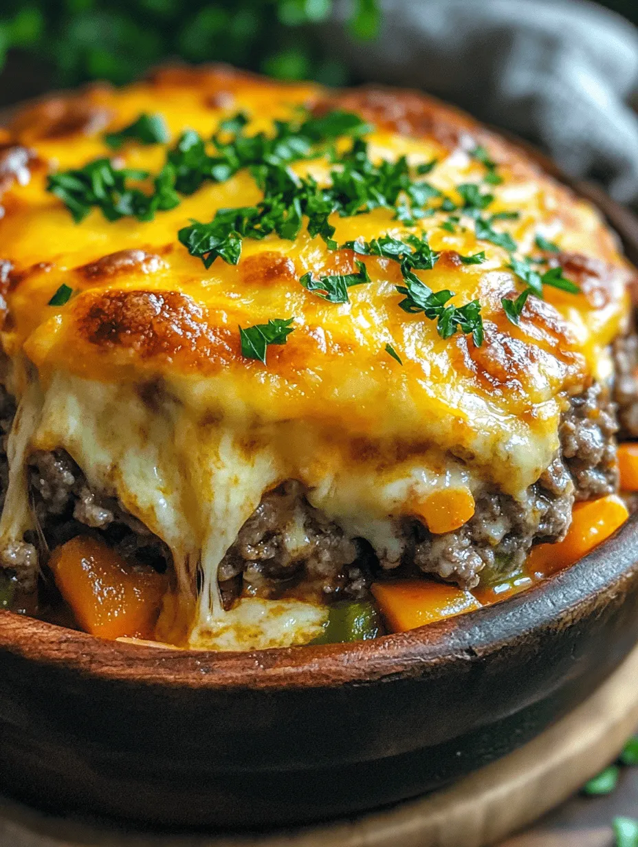 Cheesy Loaded Meatloaf Casserole with Vegetables: A Hearty Comfort Food Delight