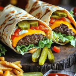 Grilled Cheeseburger Wraps Recipe: A Delicious Twist on a Classic Favorite