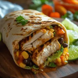 If you're searching for a meal that perfectly encapsulates the essence of bold flavors and satisfying textures, look no further than the Delicious Chipotle Ranch Grilled Chicken Burrito. This delectable recipe brings together the smoky, spicy notes of chipotle and the creamy, zesty goodness of ranch dressing, creating a burrito that is as exciting to make as it is to eat. Ideal for a quick weeknight dinner or a delightful meal prep option, this burrito is versatile enough to please even the most discerning palates.