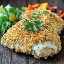 Baked chicken recipes have carved a niche in the hearts and kitchens of home cooks worldwide, thanks to their simplicity, versatility, and health benefits. Among the plethora of options available, Crispy Herb-Crusted Oven Baked Chicken Breast stands out as a delightful and nutritious choice. This dish not only satisfies the craving for crispy textures and robust flavors but also makes for a wholesome meal that can be paired with various sides or enjoyed on its own.