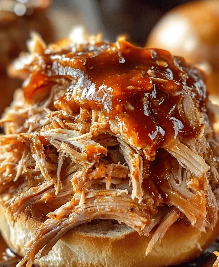 Slow cooking has become a beloved method in modern kitchens, offering an effortless way to prepare delicious meals for families and gatherings. The crockpot, in particular, stands out for its ability to transform simple ingredients into mouthwatering dishes with minimal effort. Among the myriad of recipes that can be crafted in this versatile appliance, <strong>Crockpot Coca-Cola Pulled Pork</strong> has gained immense popularity due to its unique flavor profile and ease of preparation.” /></p>
</p>
<h3>Best Practices for Layering Ingredients in the Crockpot</h3>
</p>
<p>When preparing your Crockpot Coca-Cola Pulled Pork, the way you layer your ingredients can significantly affect the cooking process and final flavor. To ensure even cooking, start by placing the thicker, denser ingredients at the bottom of the crockpot. This includes the onions, garlic, and any other vegetables you choose to add, as they will take longer to soften. Next, position the pork shoulder atop these vegetables. This arrangement allows the juices from the meat to drip down, enhancing the flavor of the vegetables while preventing the pork from sitting in excess liquid, which could lead to a less desirable texture.</p>
</p>
<p>Once the pork is placed, pour your Coca-Cola and any additional sauces or seasonings over the top. This method ensures that the pork is well-coated, allowing it to absorb the flavors evenly throughout the cooking process. Avoid stirring the ingredients after layering, as this can disrupt the cooking flow and lead to uneven results.</p>
</p>
<h3>Cooking Time and Temperature</h3>
</p>
<p>For the best results, slow cook your pulled pork on the low setting for 8 to 10 hours, or on high for 4 to 6 hours. The low and slow cooking method is crucial for breaking down the tough fibers in the pork shoulder, resulting in a tender, flavorful dish. Cooking at a low temperature allows the collagen in the meat to dissolve gradually, leading to a moist texture that melts in your mouth.</p>
</p>
<h3>Cooking Process Explained</h3>
</p>
<p>As the Crockpot works its magic, you can expect to hear the gentle bubbling of the sauce and smell the tantalizing aroma wafting through your kitchen. During the slow cooking phase, the pork will transform from a tough cut of meat into a succulent dish that practically falls apart at the touch of a fork. The Coca-Cola contributes a unique sweetness and acidity that balances the richness of the pork, creating a harmonious flavor profile.</p>
</p>
<p>Monitoring your cooking time is essential. While it’s tempting to lift the lid to check on your progress, doing so can release trapped heat and moisture, extending the cooking time. Instead, rely on the aroma and the general cooking timeline.</p>
</p>
<h3>Recognizing When the Pork is Done</h3>
</p>
<p>To determine if your pork is fully cooked, look for signs of tenderness. The pork should easily shred with a fork, and the internal temperature should reach at least 190°F (88°C) for optimal tenderness. If the meat feels tough, continue cooking and check every 30 minutes until it reaches that perfect stage.</p>
</p>
<h3>Shredding the Pork</h3>
</p>
<p>Once the pork is done, it’s time to shred it. Begin by removing the pork from the crockpot and placing it on a cutting board or large plate. Use two forks to pull the meat apart, working with the grain for a more tender texture. If you find that the pork is still a bit tough, don’t hesitate to return it to the crockpot for a bit longer.</p>
</p>
<h3>Combining with Sauce</h3>
</p>
<p>After shredding, return the pork to the crockpot and mix it with the sauce. This step is vital, as it allows the meat to soak up the flavorful liquid, enhancing the overall taste. Let it simmer for an additional 15 to 30 minutes on low heat, ensuring the pulled pork is warm and infused with the sauce’s sweetness.</p>
</p>
<h3>Serving Suggestions for Crockpot Coca-Cola Pulled Pork</h3>
</p>
<p>Crockpot Coca-Cola Pulled Pork is incredibly versatile and can be enjoyed in various ways, making it a fantastic option for gatherings or weeknight dinners.</p>
</p>
<h4>Classic Pulled Pork Sandwiches</h4>
</p>
<p>One of the most popular ways to serve pulled pork is in a sandwich. To assemble the perfect pulled pork sandwich, take a fresh, soft bun and pile it high with the shredded meat. Top it with a generous helping of creamy coleslaw and a drizzle of your favorite barbecue sauce. The combination of the sweet, tangy pork and the crunchy coleslaw creates a delightful contrast that is sure to please any palate.</p>
</p>
<h4>Alternative Serving Ideas</h4>
</p>
<p>If you’re looking to mix things up, there are plenty of alternative serving ideas. Consider serving the pulled pork over a bed of fluffy rice, which soaks up the delicious sauce beautifully. Alternatively, you can use it as a filling for soft tacos, topped with avocado, cilantro, and a squeeze of lime for a refreshing twist. For a hearty option, serve the pulled pork as a topping for baked potatoes, allowing the creamy potato to complement the rich flavors of the meat.</p>
</p>
<h3>Pairing Sides</h3>
</p>
<p>To round out your meal, consider pairing your pulled pork with side dishes that complement its flavors. Classic choices include baked beans, cornbread, or a fresh green salad to add a touch of lightness. You could also serve it with roasted vegetables or coleslaw, which adds a refreshing crunch and balances the richness of the pork.</p>
</p>
<h3>Nutritional Information</h3>
</p>
<p>Understanding the nutritional content of your Crockpot Coca-Cola Pulled Pork can help you make informed choices. On average, a serving of pulled pork (approximately 3 ounces) contains around 250 calories, with 25 grams of protein and 15 grams of fat. The sugar content will vary depending on your Coca-Cola choice and any additional sauces used, but traditional recipes can have around 10-15 grams of sugar per serving.</p>
</p>
<p>If you are watching your sodium intake, you may want to consider low-sodium versions of the sauces and Coca-Cola. Additionally, for those concerned about sugar intake, using a sugar-free cola can be a healthier substitute without sacrificing flavor.</p>
</p>
<h3>Conclusion</h3>
</p>
<p>Crockpot Coca-Cola Pulled Pork offers a delicious, hassle-free way to enjoy a classic dish that can easily become a staple in your meal planning. Its ease of preparation and the delightful balance of sweet, tangy flavors make it an ideal choice for a variety of occasions, from casual family dinners to festive gatherings with friends.</p>
</p>
<p>Whether you choose to serve it on a bun, over rice, or in tacos, this versatile recipe invites you to experiment and make it your own. Allow the joy of cooking and sharing meals with loved ones to inspire you to try new variations and sides. Embrace the process, and enjoy the satisfaction that comes from creating a dish that is not only simple to prepare but also incredibly rewarding to share.</p>
</div>