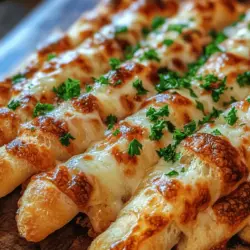 If you’re a fan of warm, cheesy, and aromatic snacks, then this recipe for Cheesy Italian Breadsticks Delight is sure to become a favorite in your home. Breadsticks are a quintessential part of Italian cuisine, loved for their delightful texture and flavor. They serve not just as a delightful appetizer but can also complement a variety of meals, making them a versatile addition to your dining table. Imagine pulling apart freshly baked breadsticks, the aroma of melted cheese wafting through the air, and the satisfying crunch as you take that first bite. This recipe encapsulates all of that and more.