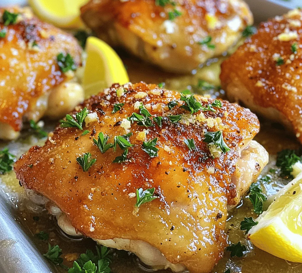 If you are on the lookout for a meal that combines simplicity with an explosion of flavor, look no further than Garlic Parmesan Chicken Thighs. This dish has quickly become a favorite in households across the globe, capturing the hearts of both novice home cooks and seasoned chefs alike. The irresistible combination of garlic and Parmesan creates a savory depth that is hard to resist, while the tender, juicy chicken thighs provide a hearty base for this delectable meal.