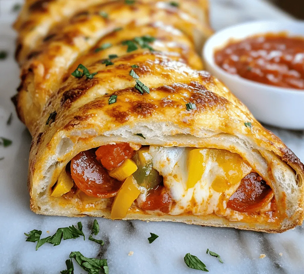 Stromboli is more than just a meal; it’s a delightful culinary experience that captures the essence of Italian cuisine. This rolled pizza dish, filled with a savory medley of meats, cheeses, and vegetables, has gained immense popularity in households around the world. Among the myriad variations of Stromboli, the Cheesy Pepperoni Stromboli stands out as a fan favorite, thanks to its gooey cheese, flavorful pepperoni, and vibrant vegetables. It’s no wonder that this dish has become a staple for family dinners, parties, and cozy nights at home.