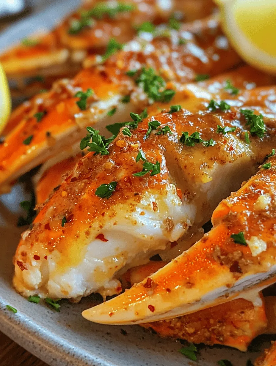 Baked crab legs in butter sauce is an exquisite dish that has captured the hearts and palates of seafood lovers around the world. The combination of tender, succulent crab meat and rich, savory butter sauce creates a delightful culinary experience that is hard to resist. Whether you are hosting a dinner party, celebrating a special occasion, or simply indulging in a cozy night in, this dish is a guaranteed crowd-pleaser. Its elegant presentation and mouthwatering flavors make it a perfect centerpiece for any seafood feast.