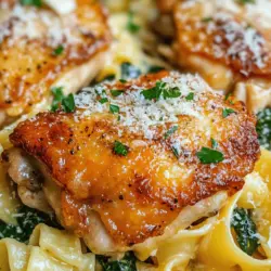 If you’re searching for a comforting and delicious meal that can be prepared with minimal cleanup, look no further than One-Pan Chicken with Buttered Noodles. This delightful dish combines tender, juicy chicken thighs with perfectly cooked egg noodles, all enveloped in a buttery, savory sauce that’s sure to please family and friends alike. The appeal of this dish lies not only in its flavors but also in its simplicity, making it a go-to option for busy weeknights or leisurely weekends.