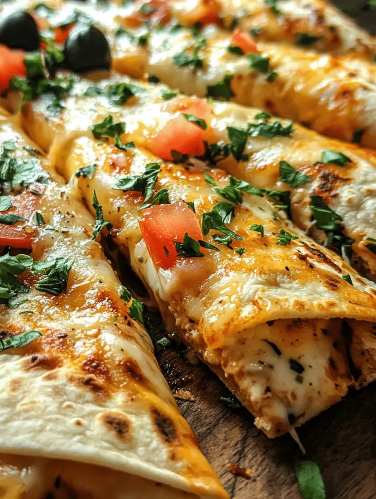 In the bustling world of modern cooking, finding a meal that strikes the perfect balance between ease, flavor, and nutrition can often feel like a daunting task. Enter Cheesy Garlic Chicken Wraps—a delightful dish that is not only incredibly satisfying but also straightforward to prepare. This recipe is a testament to the fact that delicious meals don’t have to be complicated. With just a handful of ingredients, you can create a dish that pleases the palate and warms the heart, making it ideal for busy weeknights or cozy family gatherings.