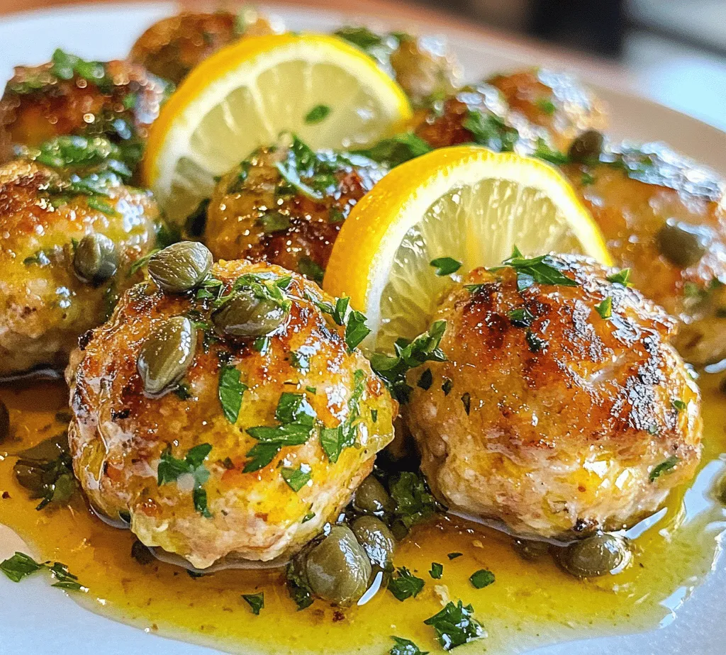 If you’re looking for a dish that tantalizes the taste buds while keeping things light and fresh, look no further than Zesty Chicken Piccata Meatballs. This delightful recipe marries the traditional Italian flavors of chicken piccata with the comforting, hearty appeal of meatballs. Picture juicy, tender meatballs infused with the vibrant zing of lemon, the briny burst of capers, and the aromatic notes of fresh parsley. It’s a dish that not only satisfies your hunger but also brings a refreshing brightness to your table, making it perfect for any occasion.