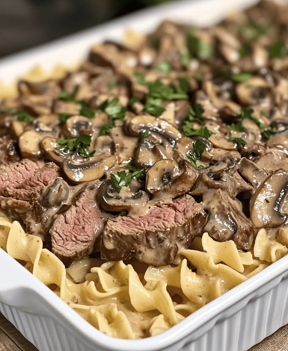 Beef Stroganoff is a classic dish that has delighted palates around the world with its rich flavors and comforting qualities. Originating from Russia in the 19th century, this hearty meal combines tender beef, creamy sauce, and often mushrooms, creating a symphony of taste that transcends cultural boundaries. This dish has evolved over the years, becoming a staple in many households, particularly in the United States, where it is cherished as a quintessential comfort food.