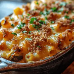 When it comes to comfort food, few dishes can rival the creamy, cheesy goodness of mac and cheese. This beloved classic has graced dinner tables across America for generations, serving as a nostalgic reminder of childhood meals and family gatherings. Its versatility allows for endless variations, making it a canvas for culinary creativity. In this recipe, we take the traditional mac and cheese and elevate it with a unique twist: the addition of Brussels sprouts and crispy bacon breadcrumbs. This combination not only enhances the dish's flavor and texture but also introduces a delightful balance of richness and freshness that appeals to both traditionalists and adventurous eaters alike.