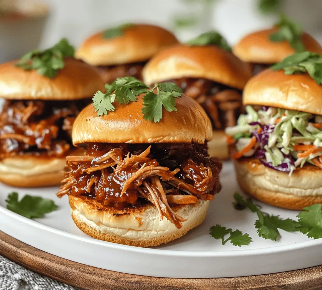 To create the ultimate sticky BBQ pork sliders, it's essential to understand the key ingredients that contribute to their delightful flavor and texture. Each component plays a specific role in enhancing the overall experience of this dish.