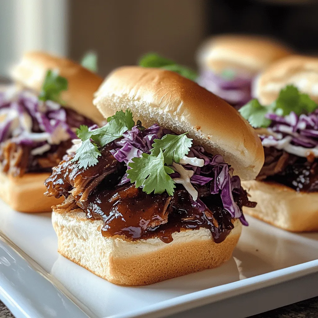 To create the ultimate sticky BBQ pork sliders, it's essential to understand the key ingredients that contribute to their delightful flavor and texture. Each component plays a specific role in enhancing the overall experience of this dish.