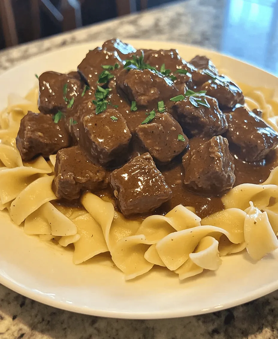 Nothing quite captures the essence of comfort food like a hearty dish of savory beef tips in rich gravy. This classic recipe has earned a cherished spot on dinner tables across the globe, and for good reason. It's a dish that wraps you in warmth and satisfaction, making it a popular choice for family gatherings, cozy weeknight dinners, and festive occasions alike. The tender beef tips, bathed in a luscious gravy, create a symphony of flavors that leaves everyone coming back for seconds.