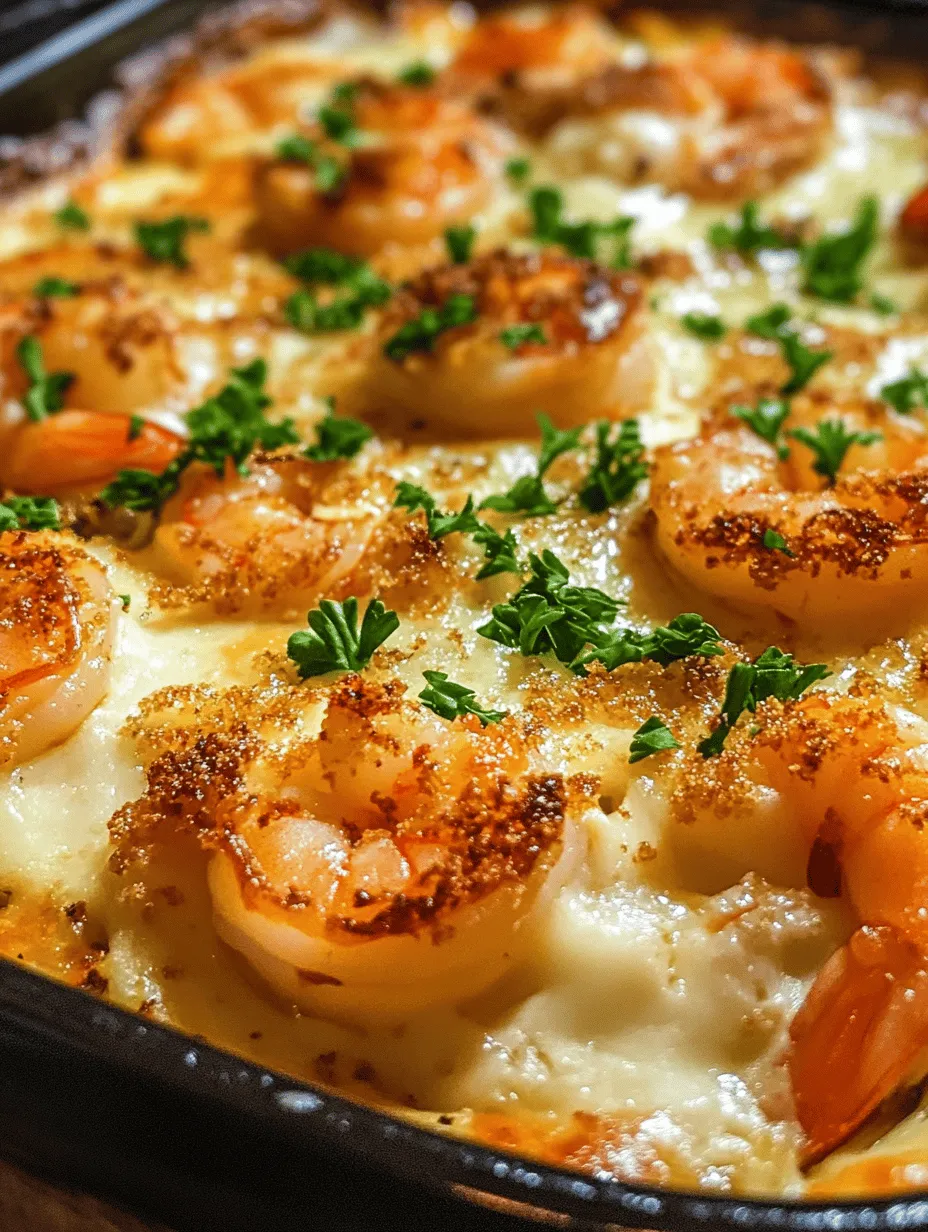 Garlic Shrimp Gratin is a culinary masterpiece that combines the succulent flavors of shrimp with a rich, creamy sauce and a crispy topping. This dish is perfect for special occasions, romantic dinners, or simply indulging in an extraordinary seafood experience at home. The allure of Garlic Shrimp Gratin lies not only in its delectable taste but also in its ability to elevate any meal with minimal effort.