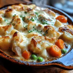 When it comes to comfort food, few dishes can rival the classic pot pie. With its flaky crust, creamy filling, and hearty ingredients, pot pie is a warm embrace on a cold day. It has been a beloved staple in many households for generations, offering both nourishment and a sense of home. Today, we’re putting a unique spin on this timeless dish by incorporating potato gnocchi, a soft and pillowy pasta that elevates the traditional chicken pot pie to new heights.