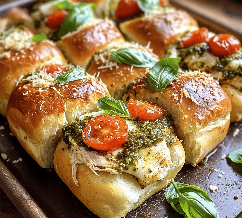 To create the perfect Pesto Chicken Pull-Apart Sliders, it’s essential to understand the role each ingredient plays in achieving that irresistible flavor profile and texture. Let's dive into the key components that make this dish so special.