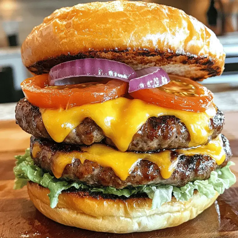 To create the perfect Sassy Sausage Smash Burger, it’s essential to understand the key ingredients that contribute to its distinctive taste and texture.