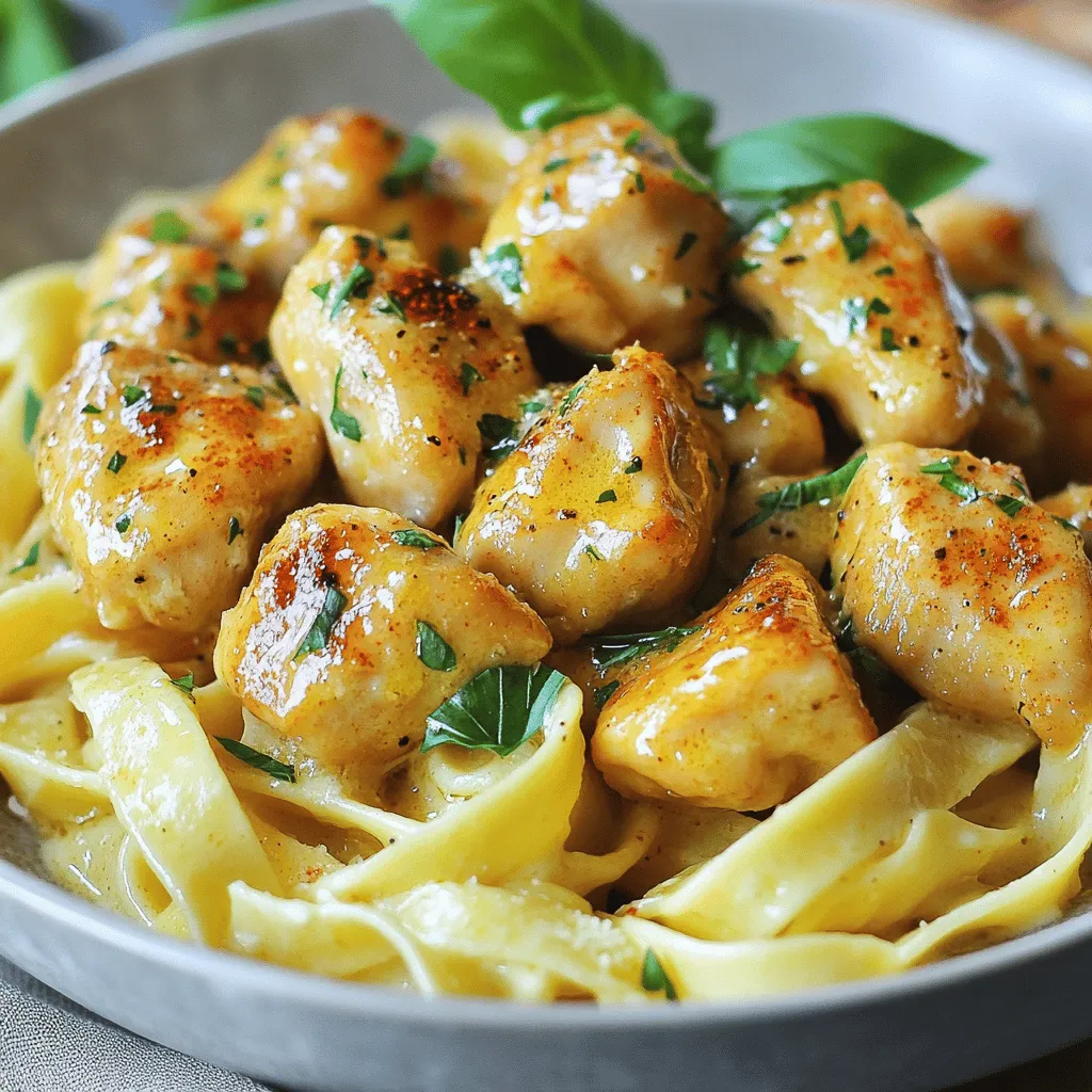 If you're on the hunt for a comforting and delicious meal that brings together the rich flavors of garlic butter chicken bites and the indulgent creaminess of parmesan pasta, look no further. The Garlic Butter Chicken Bites with Savory Creamy Parmesan Pasta is a dish that not only tantalizes the taste buds but also warms the heart. This delightful recipe is perfect for weeknight dinners, special occasions, or whenever you want to impress your family and friends with your culinary skills.