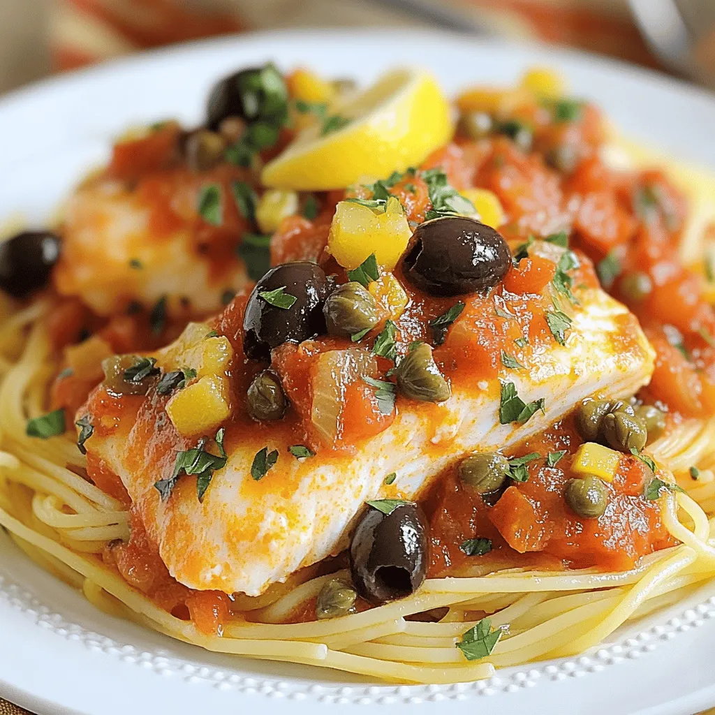 If you're looking for a dish that embodies the essence of Italian cuisine while offering a unique twist, Fish Puttanesca Delight is a must-try. Inspired by the classic Puttanesca sauce, which hails from the southern regions of Italy, this recipe takes a beloved sauce known for its bold flavors and pairs it with tender fish, creating an irresistible meal. The traditional Puttanesca sauce, rich with garlic, olives, capers, and tomatoes, provides a robust flavor profile that complements the delicate taste of fish beautifully.