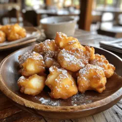 Apple fritters are a beloved treat that has delighted taste buds for generations. With their golden, crispy exterior and soft, sweet interior packed with juicy apples, it's no wonder they hold a special place in the hearts of many dessert lovers. Traditionally a deep-fried dough adorned with pieces of apple and dusted with powdered sugar, apple fritters evoke warm memories of family gatherings and cozy autumn afternoons.