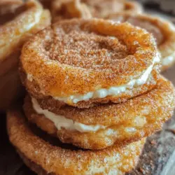 In the realm of dessert innovation, few combinations are as delightful as churro cheesecake cookies. These unique treats merge the crispy, cinnamon-sugar-coated essence of traditional churros with the creamy, rich indulgence of cheesecake, all within the comforting form of a cookie. This fusion captures the essence of both beloved desserts and presents them in a fun, bite-sized format that is sure to please any sweet tooth.