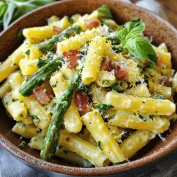 Pennette with Pancetta and Asparagus Recipe