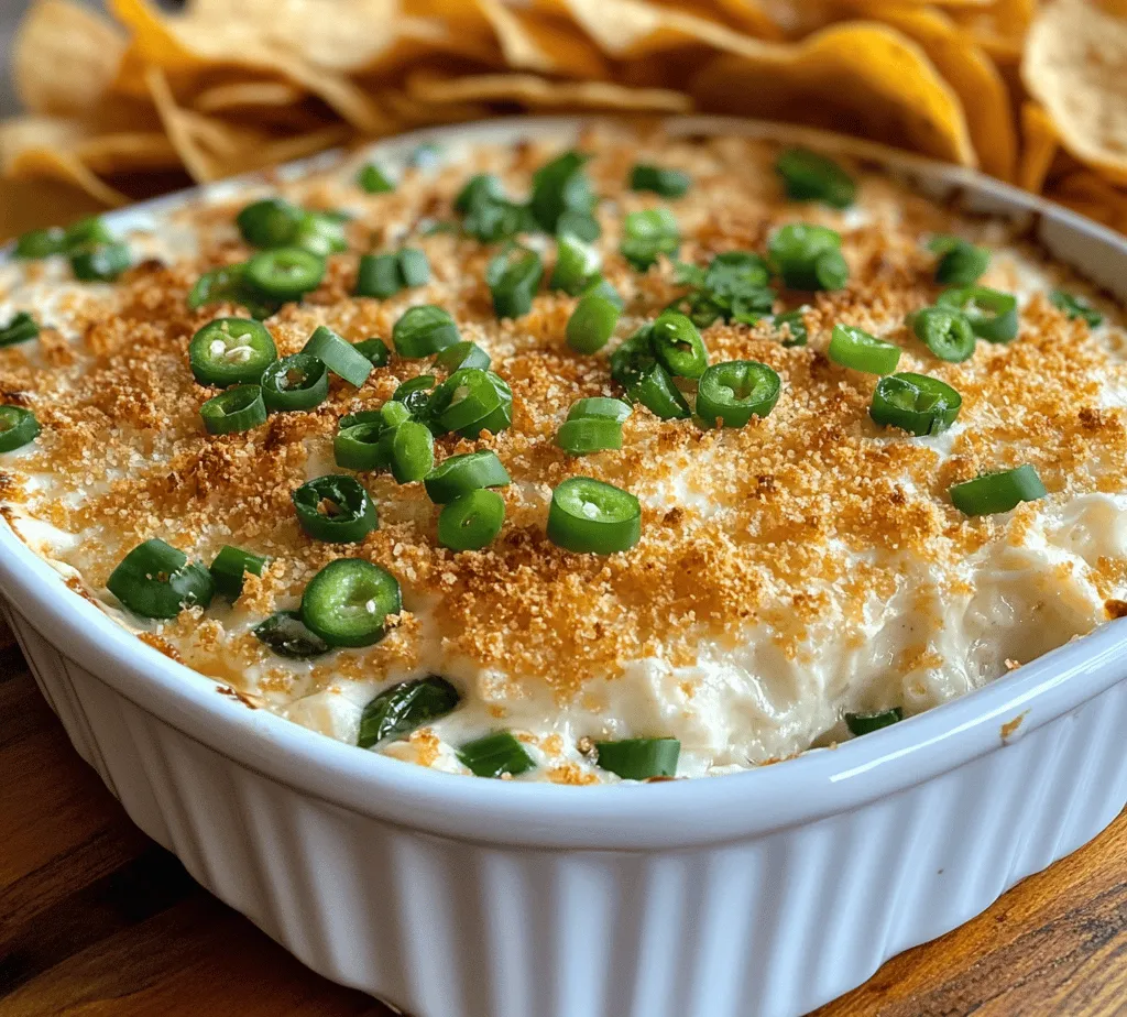 Gatherings and parties often center around one essential element: delicious dips that bring people together. Whether it's game day, a holiday celebration, or a casual get-together with friends, the right dip can elevate the entire experience. One recipe that stands out as a true crowd-pleaser is Spicy Creamy Jalapeño Popper Dip. This decadent dish combines the beloved flavors of jalapeño poppers—creamy, spicy, and oh-so-satisfying—into a shareable form that’s perfect for scooping with tortilla chips, crackers, or fresh veggies.