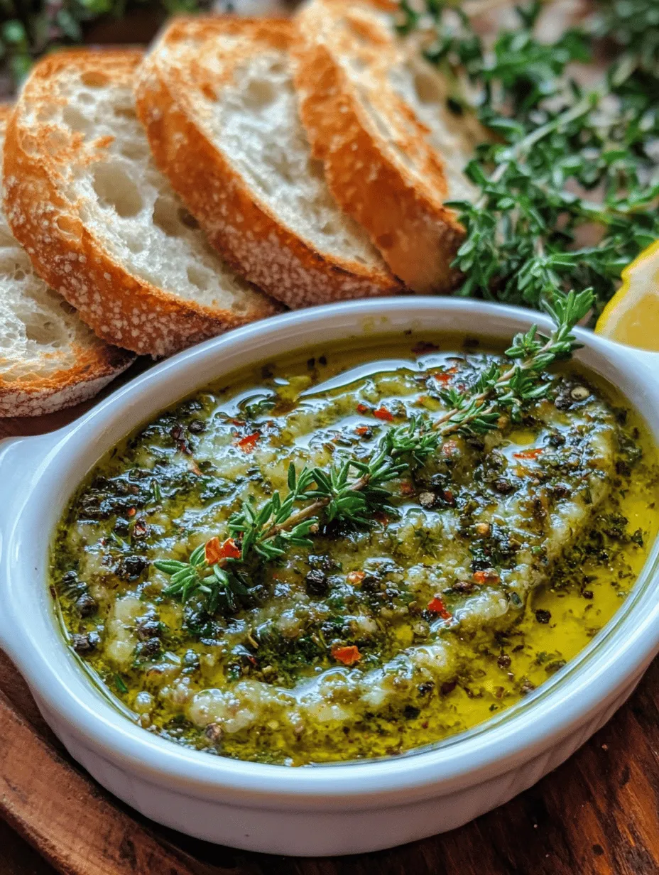 In the world of appetizers, few dishes capture the essence of simplicity and flavor quite like an olive oil dip served with warm, crusty bread. This Olive Oil Haven Dip is not just a recipe; it’s an experience that brings together the richness of extra virgin olive oil, the aromatic touch of fresh herbs, and the satisfying crunch of freshly baked bread. Perfect for gatherings or a quiet evening at home, this dip is both indulgent and easy to prepare, making it a must-try for any food enthusiast.