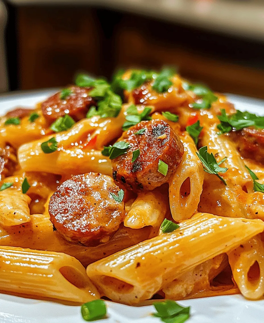 Welcome to the flavorful realm of Cajun cuisine, where every bite tells a story of spices, traditions, and culinary heritage. Today, we're excited to share our Easy and Delicious Creamy Cajun Sausage Pasta Recipe, a dish that encapsulates the essence of Louisiana's vibrant food culture. This hearty pasta dish is a perfect blend of smoky sausage, creamy sauce, and a delightful kick of Cajun spices, making it an irresistible option for busy weeknights or intimate gatherings with family and friends.