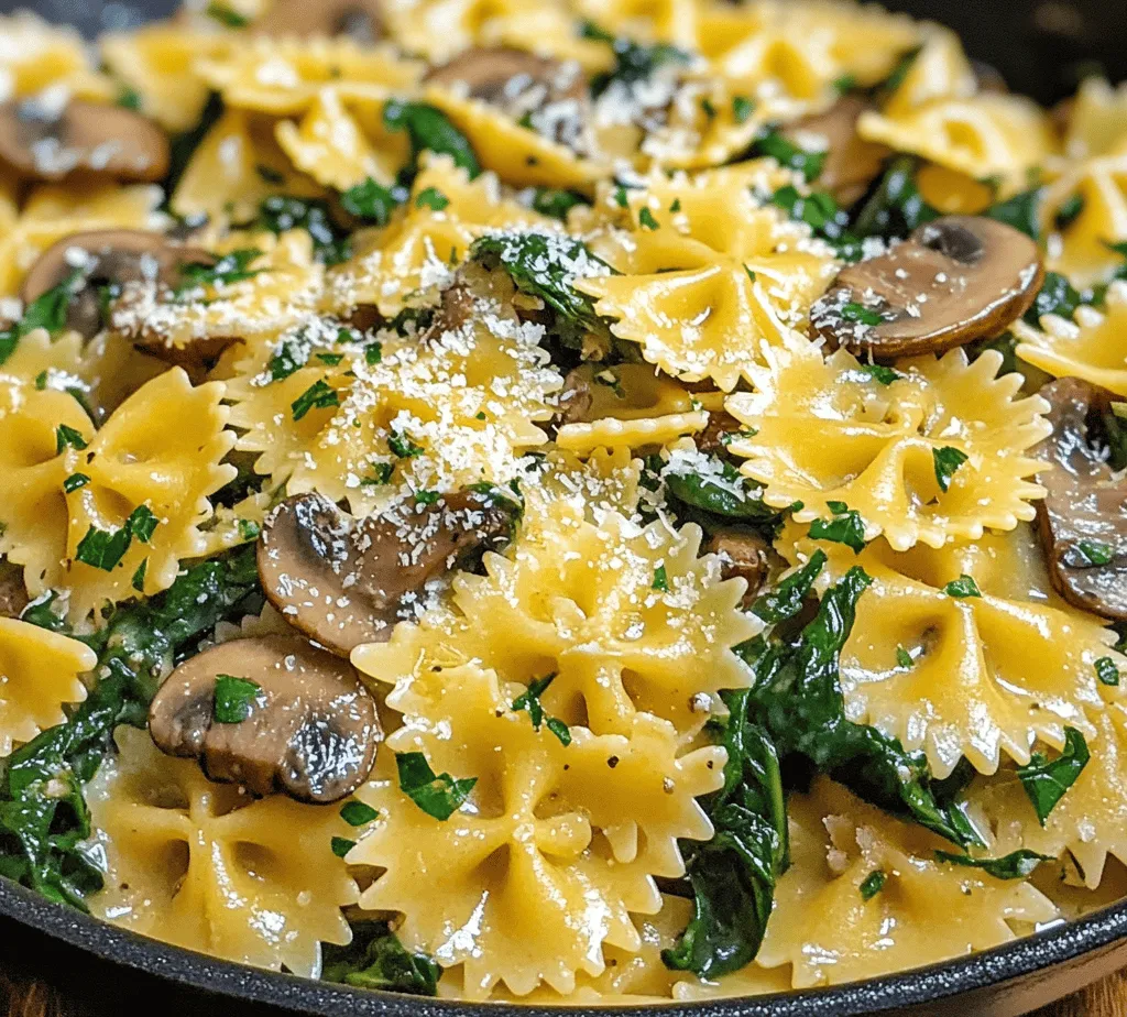 Welcome to the world of quick and delicious meals with our Parmesan Spinach Mushroom Pasta Skillet recipe! Perfectly balancing creamy richness with vibrant flavors, this dish is a celebration of hearty ingredients that come together in one simple skillet. With its enticing blend of fresh spinach, savory mushrooms, and the unmistakable flavor of Parmesan, this pasta dish is not only satisfying but also incredibly comforting.