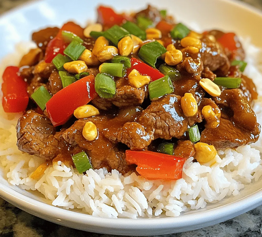 Kung Pao Beef is a beloved dish that hails from the rich tapestry of Chinese cuisine, offering a perfect fusion of heat, flavor, and texture. Originating from the Sichuan province, this dish is not only famous for its spicy kick but also for its cultural significance and historical roots. Traditionally, Kung Pao was prepared with chicken, but over time, variations like Kung Pao Beef have emerged, delighting spice lovers across the globe.