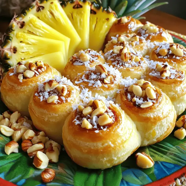 The Hawaiian Paradise Cheesecake Danish is a delightful fusion of tropical flavors and creamy cheesecake goodness that transports your taste buds to a sunny beachside paradise. This unique dessert combines the rich textures of cheesecake with the light, airy quality of a Danish pastry, making it perfect for gatherings, brunches, or as a standout dessert option. Whether you’re hosting a summer party or simply looking for something special to treat yourself, this recipe is sure to impress family and friends alike.