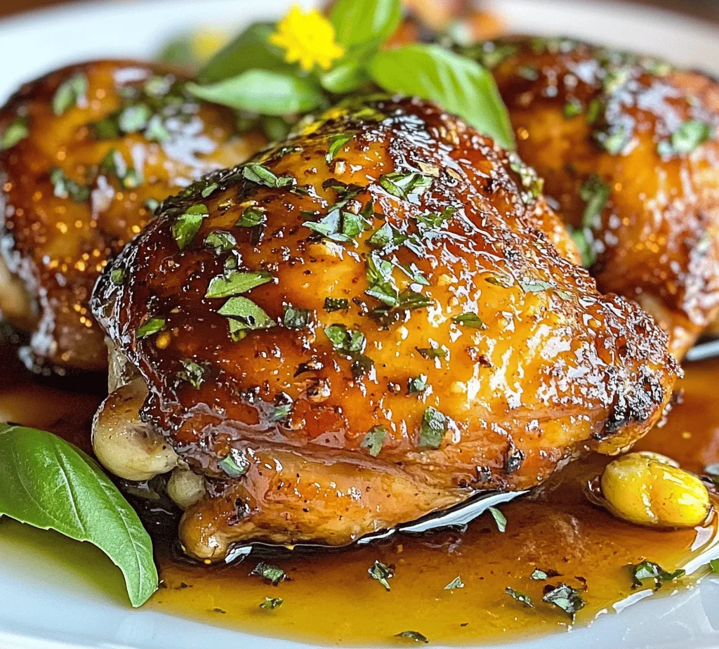 For a dish as flavorful as balsamic glazed chicken thighs, the quality and selection of ingredients are paramount. Each component plays a specific role in building the dish's flavor profile, ensuring a delicious outcome.