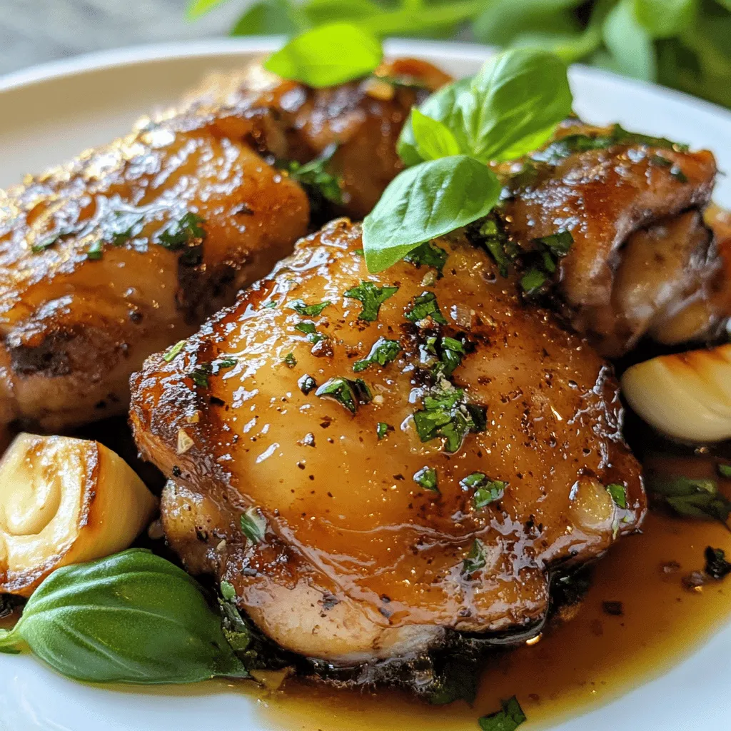 For a dish as flavorful as balsamic glazed chicken thighs, the quality and selection of ingredients are paramount. Each component plays a specific role in building the dish's flavor profile, ensuring a delicious outcome.