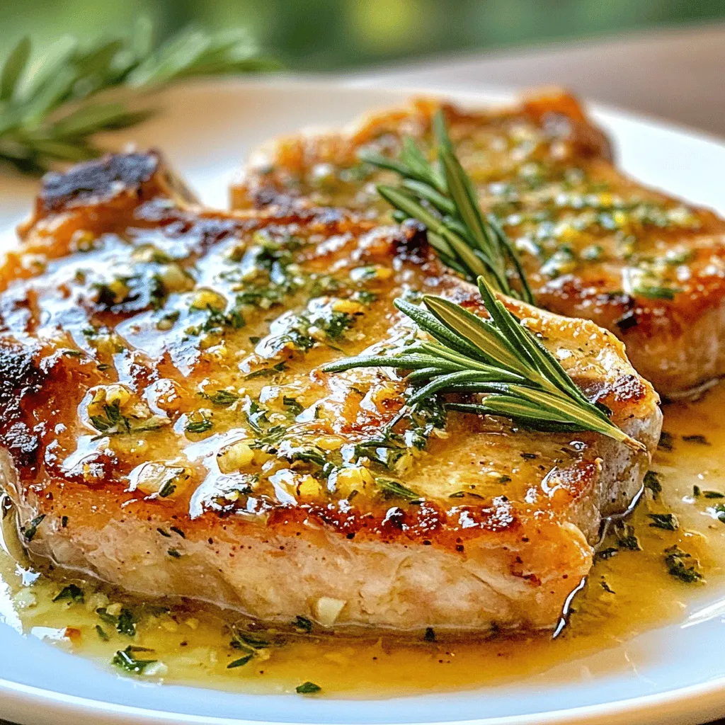 Pork chops possess an undeniable allure that makes them a staple in home kitchens around the world. Their versatility allows for a multitude of flavor profiles and cooking techniques, making them suitable for casual weeknight dinners or more elaborate gatherings. Among the myriad ways to prepare pork chops, the Rosemary Garlic Butter Pork Chops stand out as an exceptional choice that beautifully marries the earthy notes of rosemary with the rich, savory essence of garlic and butter. This recipe not only tantalizes the taste buds but also promises a gourmet experience that is surprisingly quick and easy to prepare.