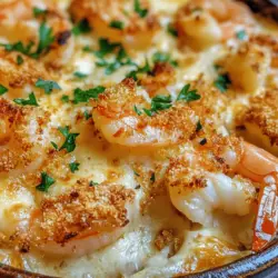 Delicious Garlic Shrimp Gratin Recipe