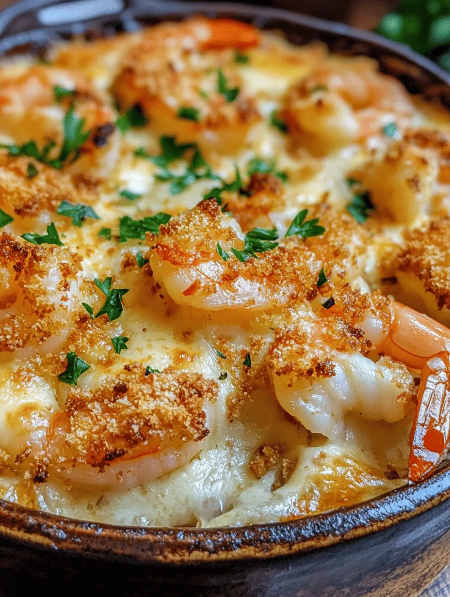 Delicious Garlic Shrimp Gratin Recipe