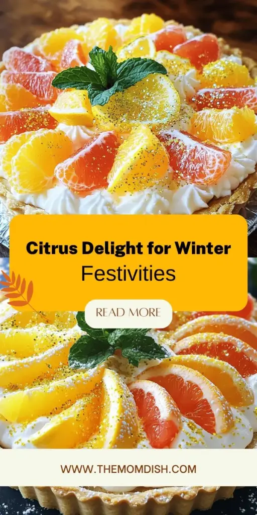 Elevate your winter dessert game with this delightful Sparkling Winter Citrus Tart recipe! Bursting with the vibrant flavors of seasonal citrus like oranges and grapefruits, this tart is not just a treat for the taste buds but also a stunning centerpiece for your holiday gatherings. Discover how to create this refreshing dessert with step-by-step instructions and tips for perfect presentation. Click through to explore the full recipe and impress your guests!