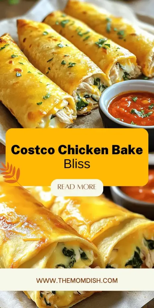 Discover the joy of making your own Costco Chicken Bake Dream at home! This beloved comfort food features a crispy exterior and creamy filling, all made easy with rotisserie chicken. Perfect for quick weeknight dinners or gatherings, this recipe is customizable to fit your taste. Learn how to whip up this crowd-pleaser in under an hour and impress your family and friends. Click through to explore the full recipe and get cooking!