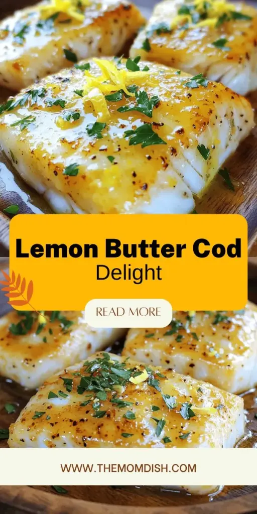 Discover a delicious Lemon Butter Sautéed Cod recipe that transforms simple ingredients into a restaurant-quality meal at home. This dish showcases the flaky, mild flavor of cod, complemented by a rich lemon butter sauce, fresh herbs, and garlic. Perfect for busy weeknights, it's quick to prepare and packed with nutrients. Dive into the full recipe now and elevate your dinner experience with this mouthwatering fish dish. Click to explore the flavors!