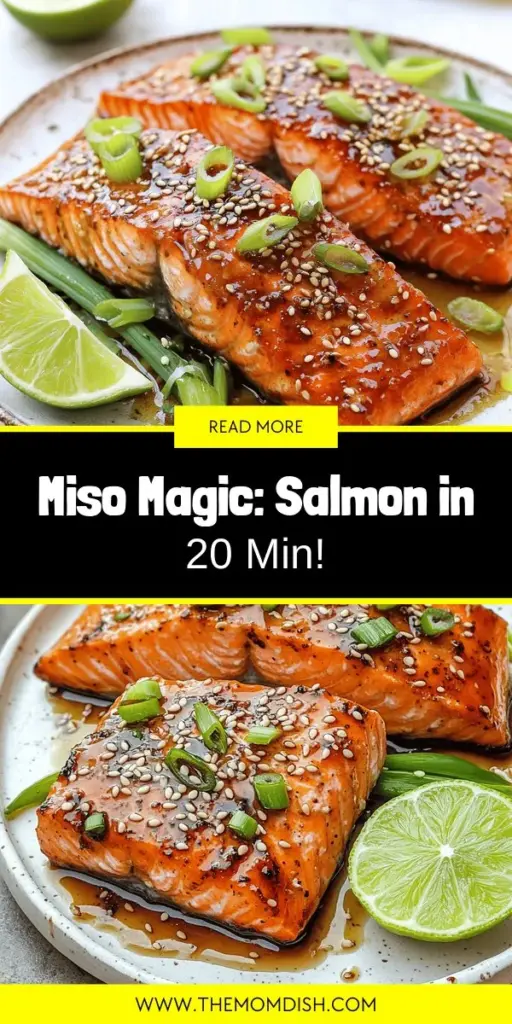 Discover the flavors of Japan with this Quick Broiled Miso Salmon recipe that's perfect for busy weeknights! In just 20 minutes, you can enjoy a nutritious meal featuring succulent salmon fillets marinated in a deliciously rich miso blend. Packed with omega-3 fatty acids and bursting with umami, this dish is both satisfying and healthy. Click through to explore the full recipe and elevate your dinner game tonight!