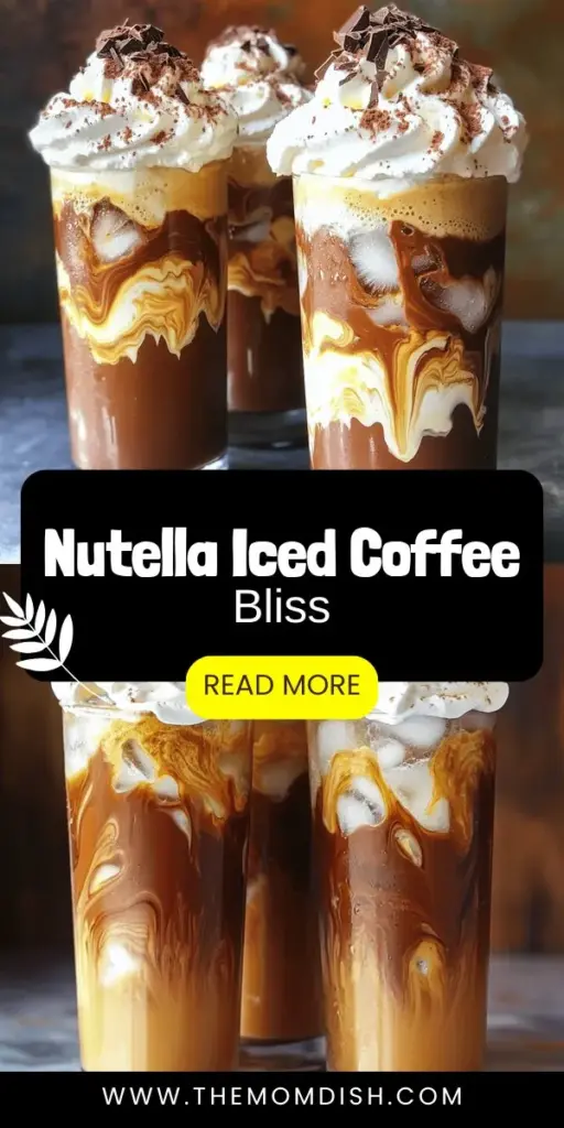 Indulge your senses with the irresistible Nutella Iced Coffee Delight, where rich coffee meets luscious Nutella for a refreshing treat that's perfect any time of day. This easy-to-make recipe combines bold brewed coffee, creamy Nutella, and just the right touch of chocolate for a decadent experience. Discover the joy of crafting this gourmet beverage at home and impress your friends and family. Click to explore the full recipe now!