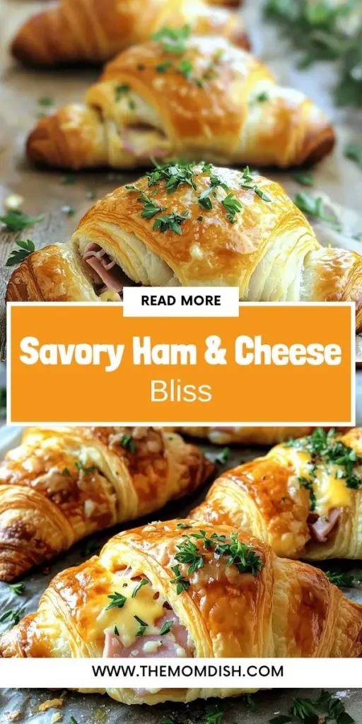 Indulge in the flaky, savory goodness of baked ham and cheese croissants, the perfect treat for breakfast, brunch, or a quick bite. This recipe will guide you step by step to create a mouthwatering experience with warm ham and melty cheese enveloped in buttery pastry. Customize with your favorite ingredients and impress guests or satisfy cravings. Click through to discover this delicious recipe and elevate your cooking game today!